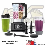Licuadora Ninja SS351 Foodi Power - Sistema de licuadora y procesador 1400 WP