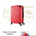 Maleta Plástica De 8  Ruedas Grade De  20 A 23 Kilos