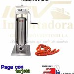 EMBUTIDORA DE SALCHICHA ACERO INOXIDABLE DE 3L