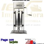 EMBUTIDORA DE SALCHICHA ACERO INOXIDABLE DE 10L